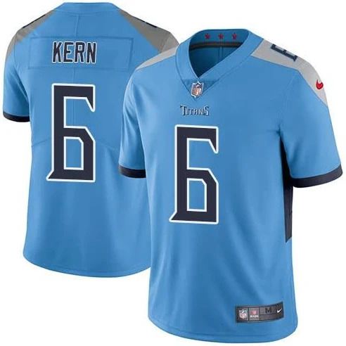 Men Tennessee Titans #6 Brett Kern Nike Light Blue Vapor Limited NFL Jersey->tennessee titans->NFL Jersey